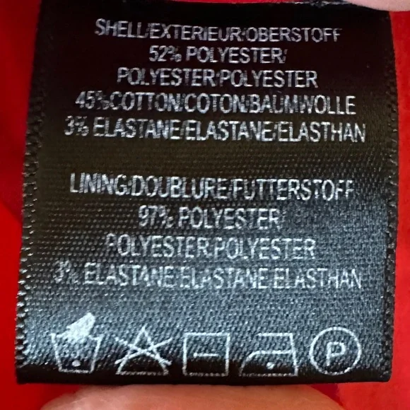 Belle Badgley Mischka Red Pencil Dress Old Money Semi-Formal Tailored, Size 2 - Picture 10 of 10